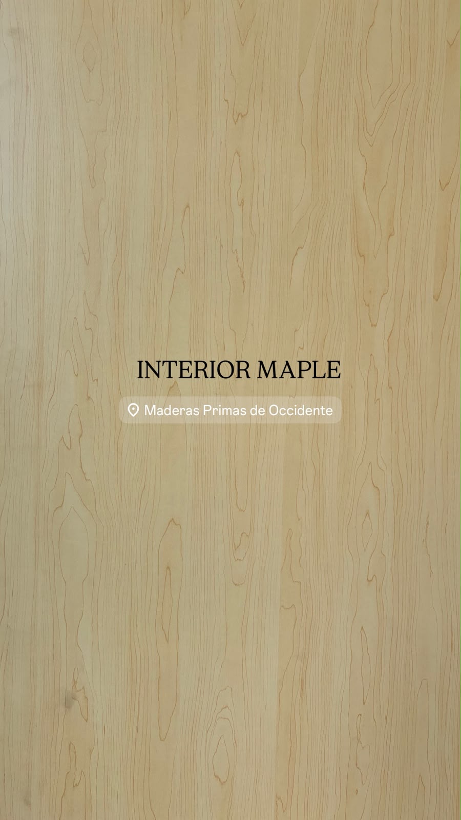 Interior Maple