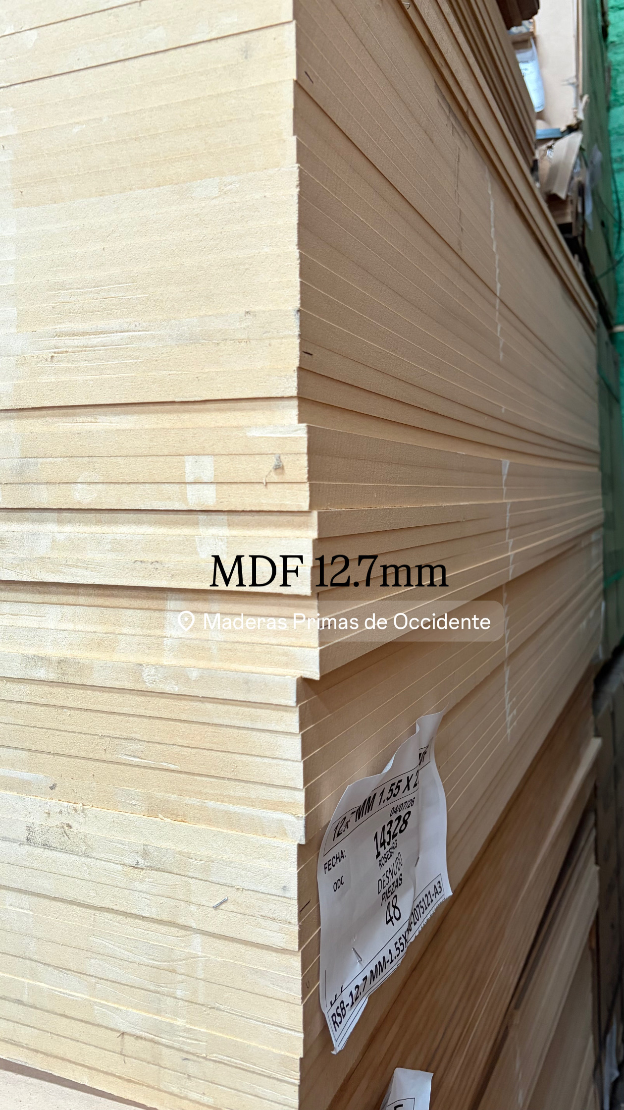MDF 12.7mm