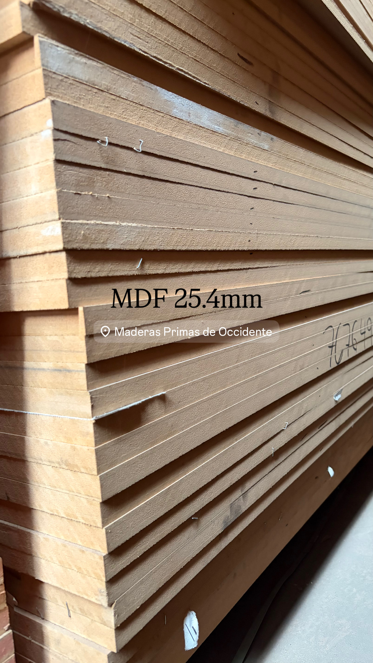 MDF 25.4mm