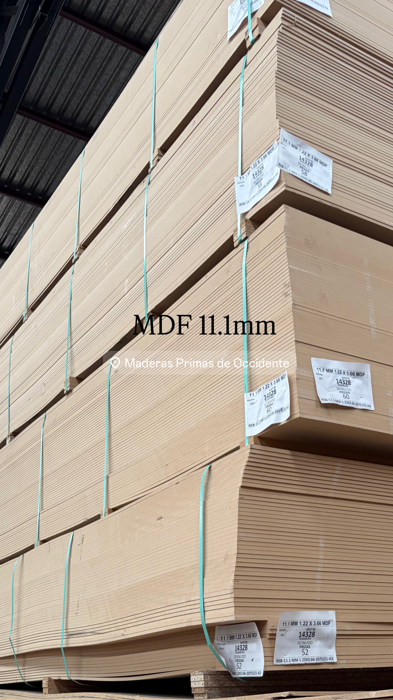 MDF 11.1mm JUMBO