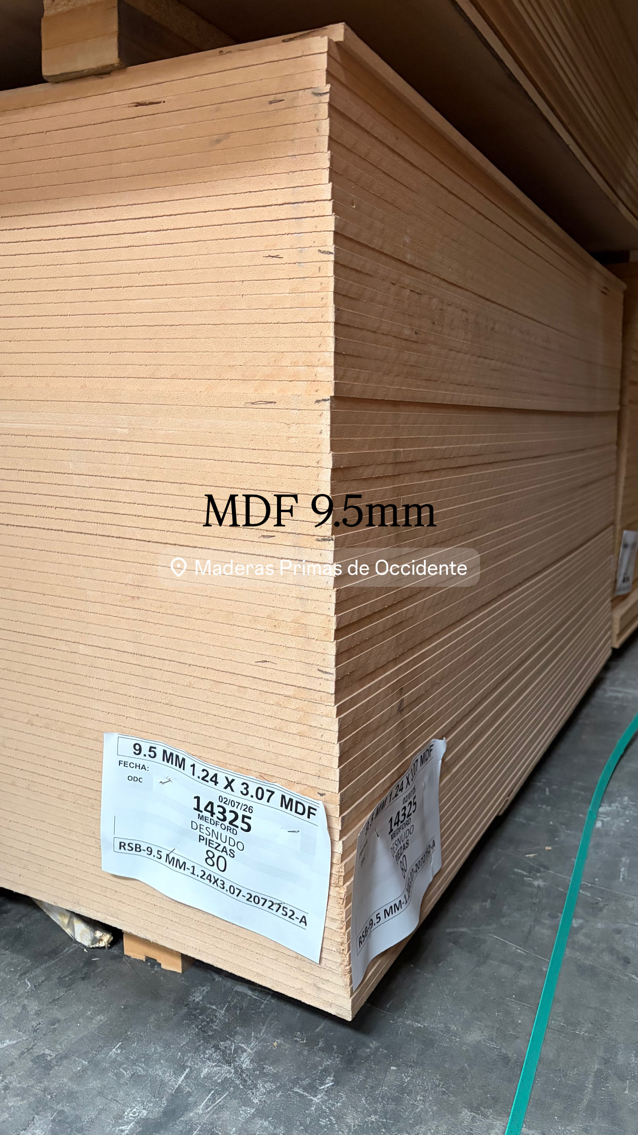 MDF 9.5mm